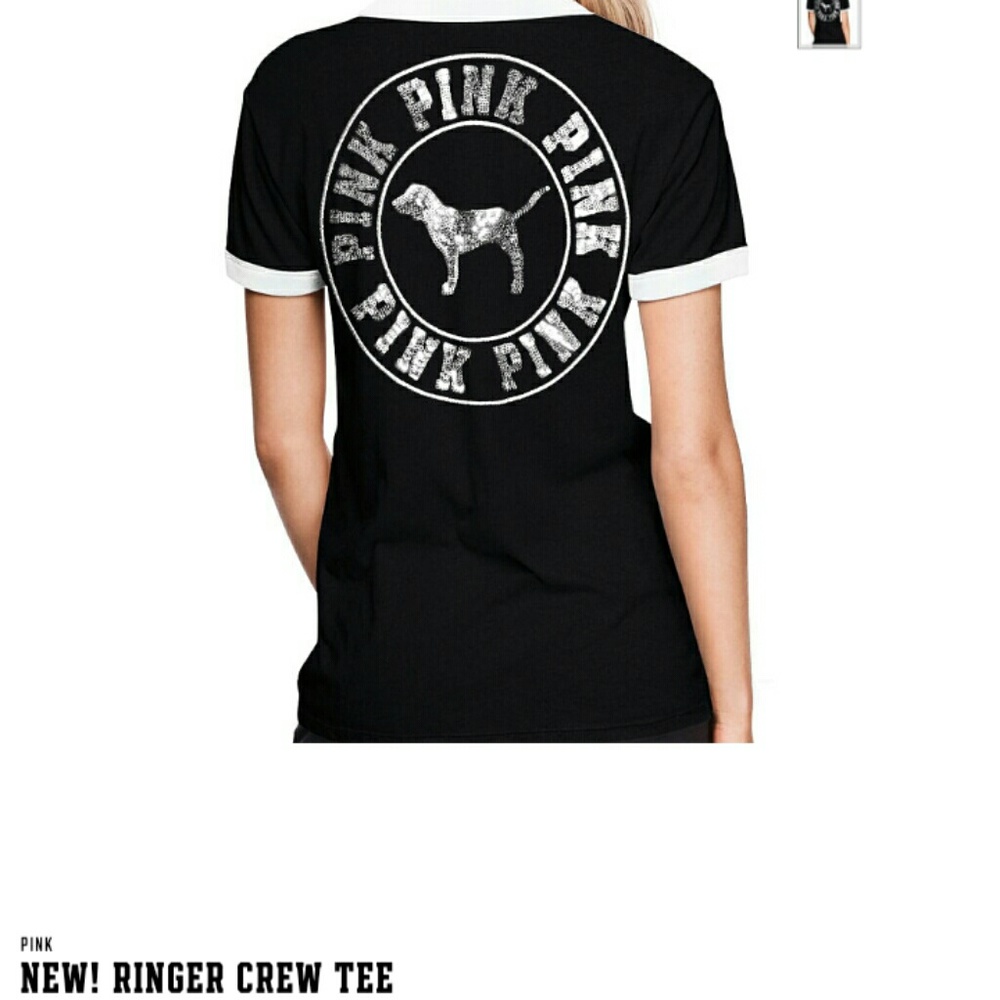 NWT Ringer Bling Tee