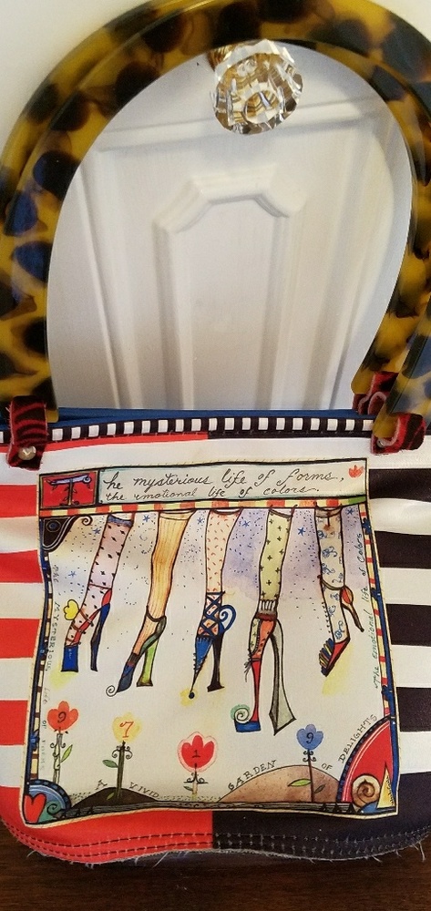 SALE Wendy costa colorful shoe print handbag
