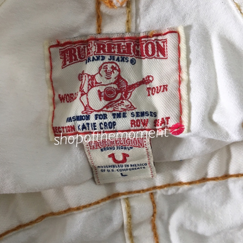 🦄🆕 True Religion ʊ Katie Crop Overalls ʊ - Picture 5 of 8