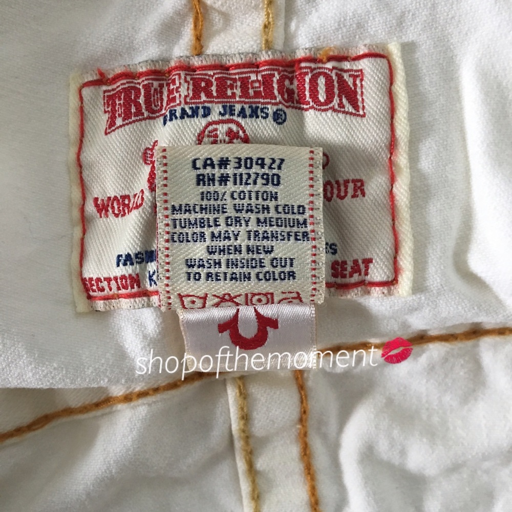 🦄🆕 True Religion ʊ Katie Crop Overalls ʊ - Picture 6 of 8