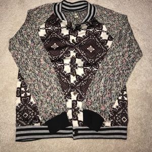 Women's Varsity style Bomber lightweight jacket