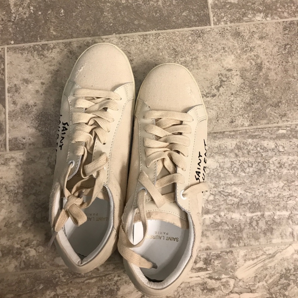 Saint Laurent signature sneaker (worn once)
