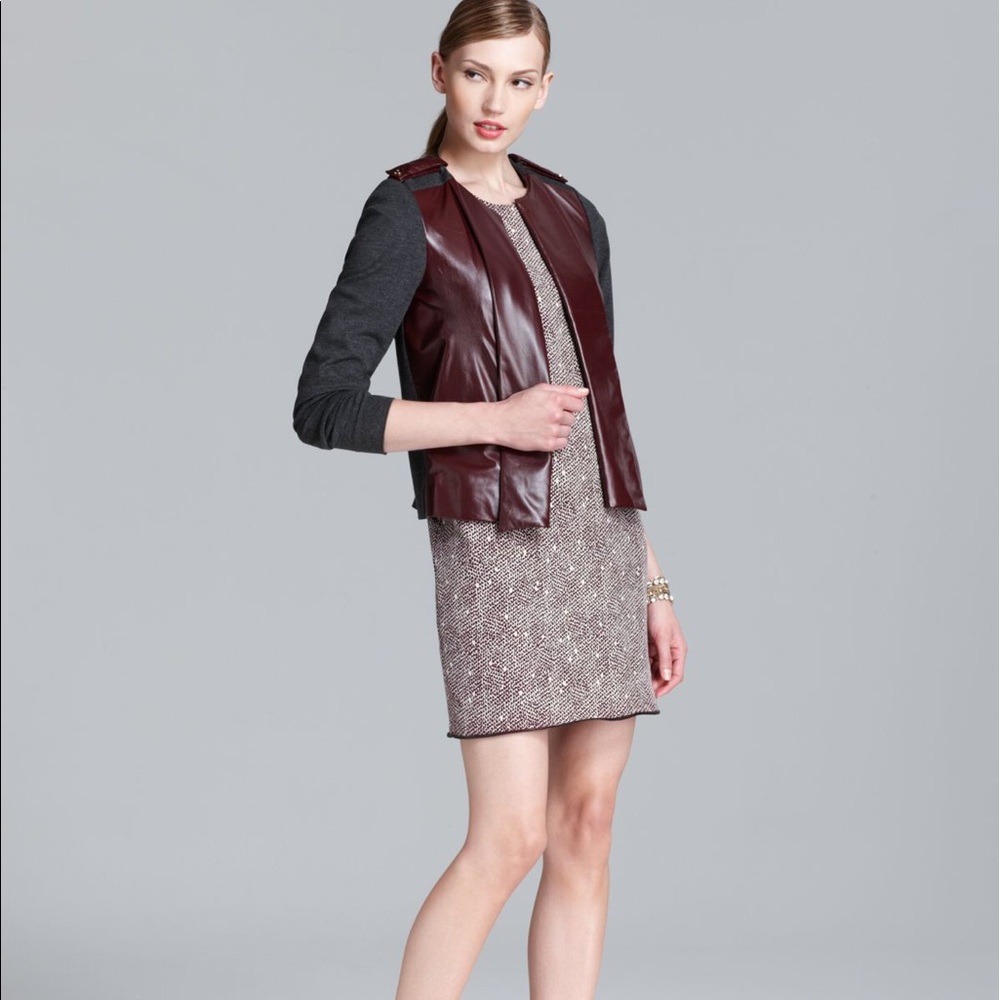 Rachel Roy
Women's Purple Leather Mix Jacket