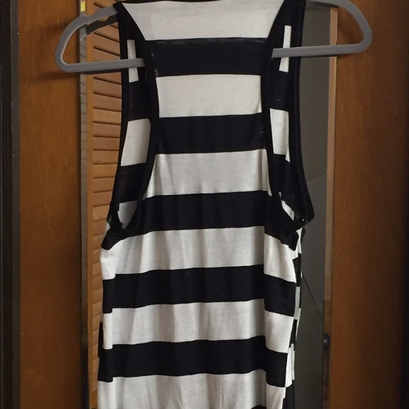 Zipper Striped Tank Top - Picture 2 of 2
