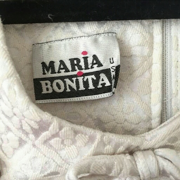 Maria Bonita White Bodycon Dress - Picture 6 of 6