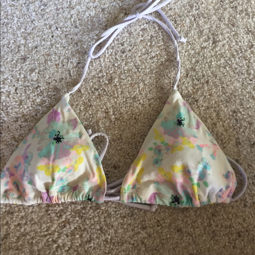 VS floral triangle swim top