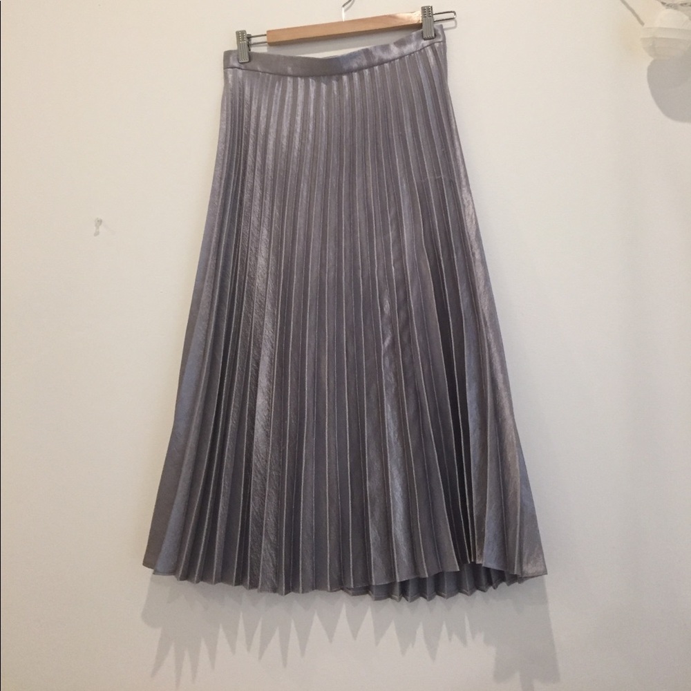 Asos silver skirt