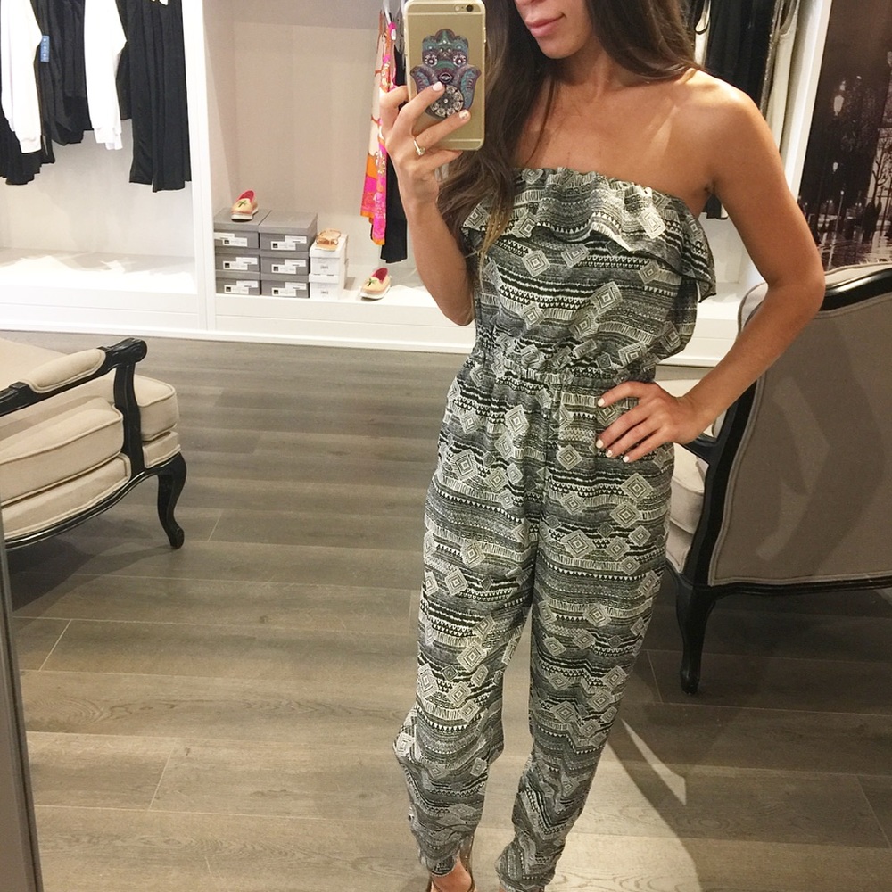 Ruffle Off The Shoulder Jumpsuit