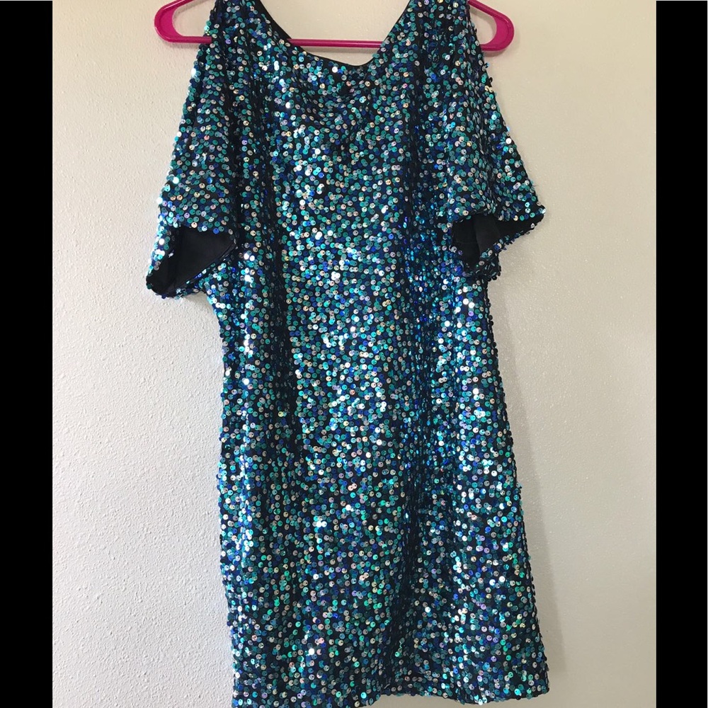 Sequence Open Shoulder Mini dress