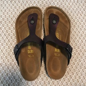Authentic Deep Purple Birkenstocks