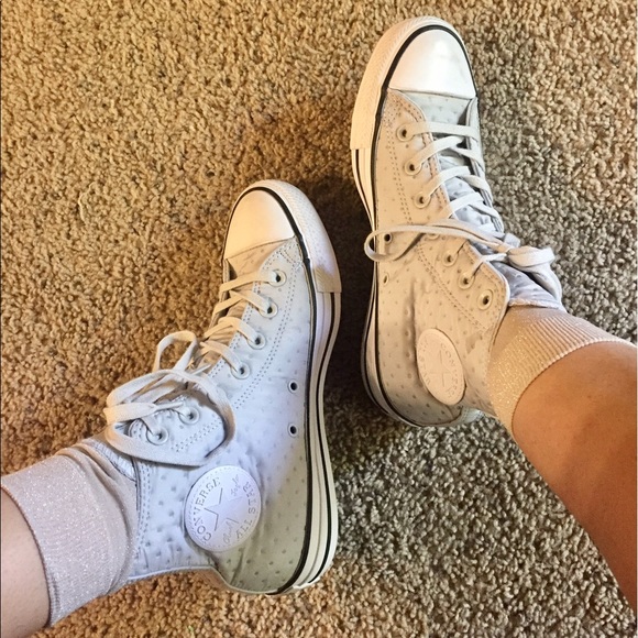Converse Shoes - NEW Polka dots Converse Sneakers