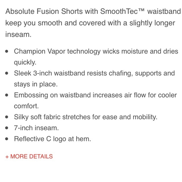 Champion spandex athletic shorts - Picture 5 of 5