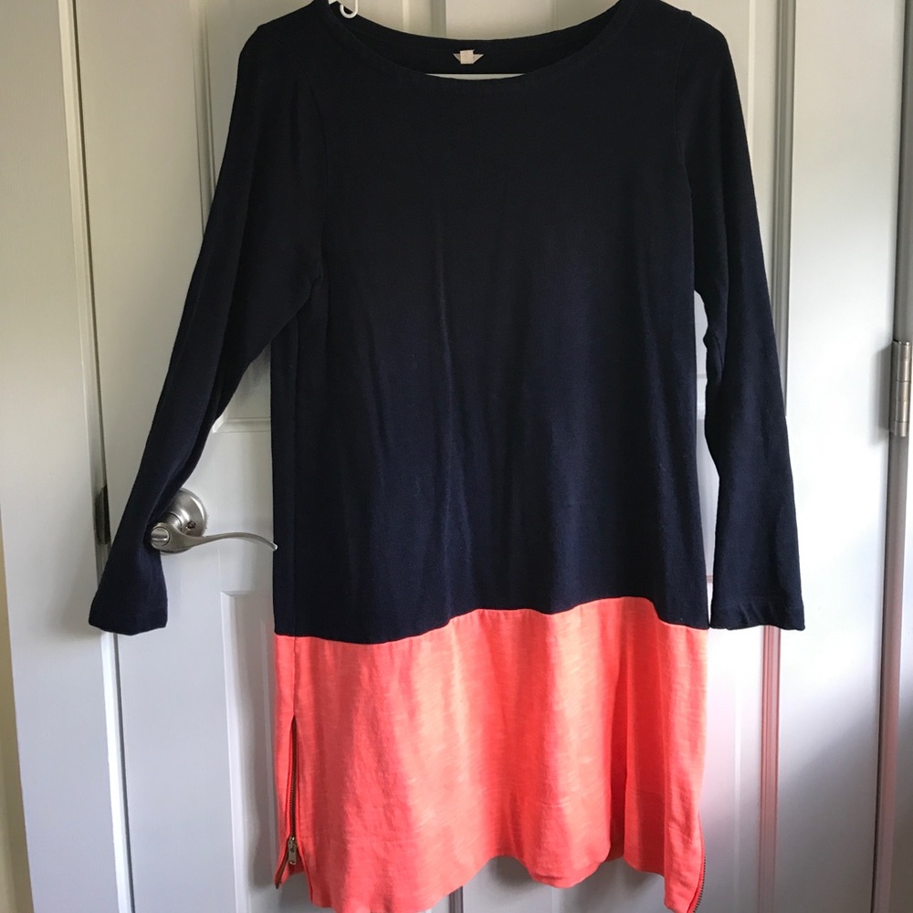 J. Crew color block dress