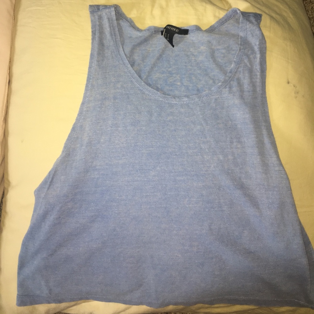 Cute blue tank top from Forever 21!