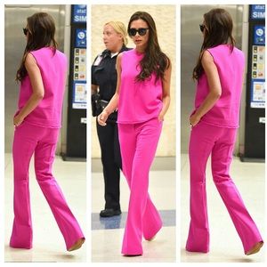 NWT VICTORIA BECKHAM for Target Pink Trouser