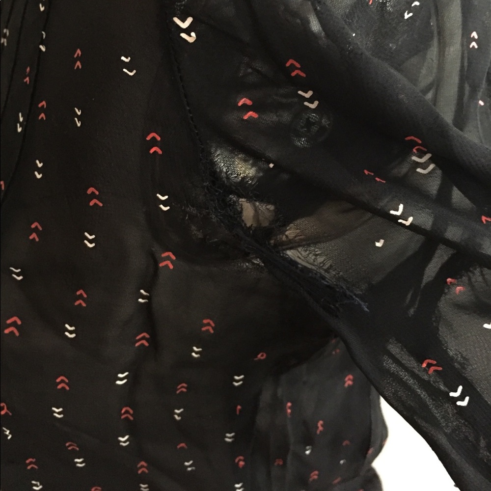 Sonia Rykiel Grunge Ripped Silk Sheer Dress! - Picture 4 of 8