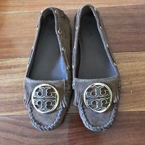 Tory Burch Brown Moccasins- Size 7M