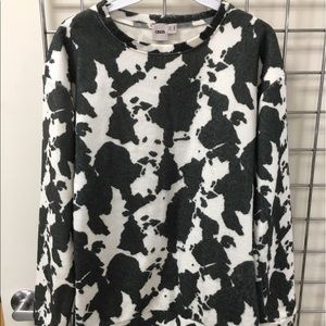 Asos animal print sweat shirt
