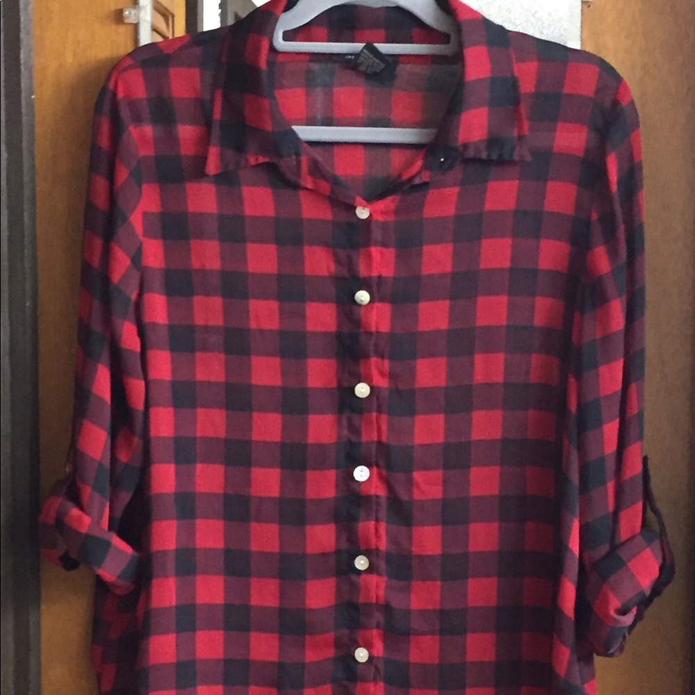 Sexy Lumber Jack Blouse