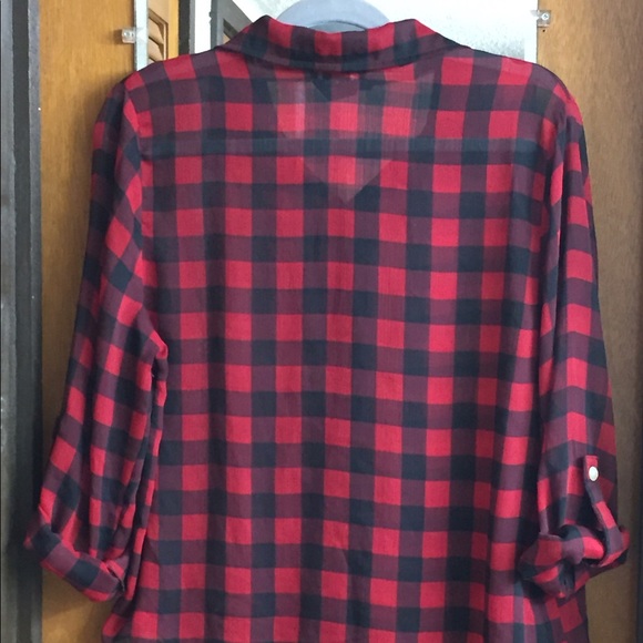 Sexy Lumber Jack Blouse - Picture 2 of 2