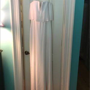 BCBG White Dress size 4 hemmed