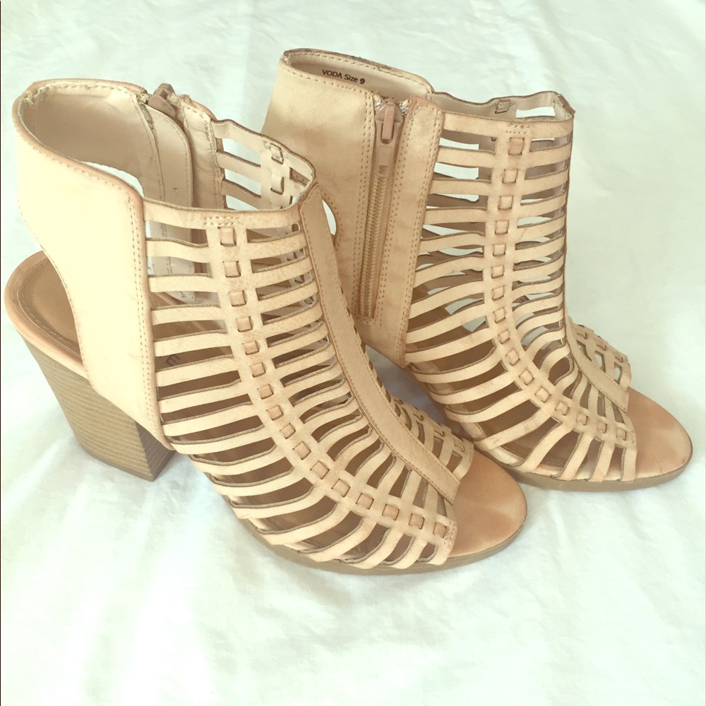 Nude Rampage heeled sandals