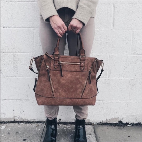 Free People Charli Vegan Tote in  Gray - Picture 4 of 7