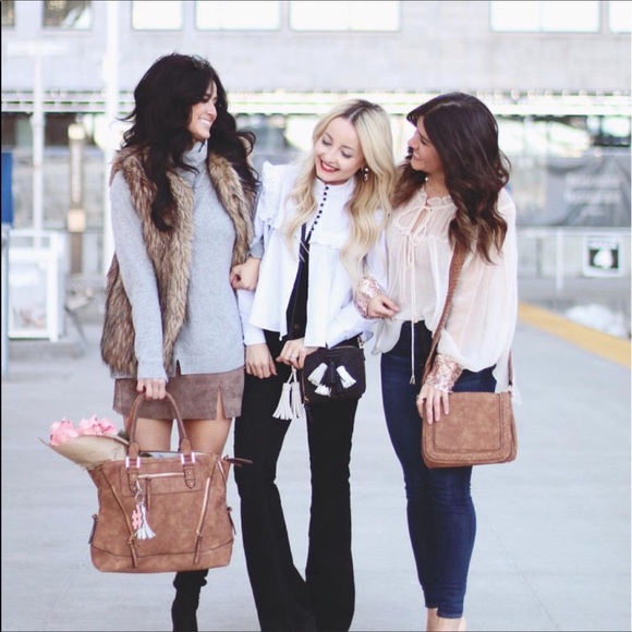 Free People Charli Vegan Tote in  Gray - Picture 5 of 7