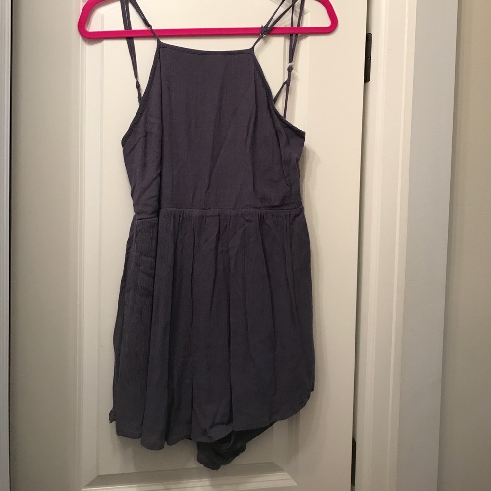 Open back tobi romper