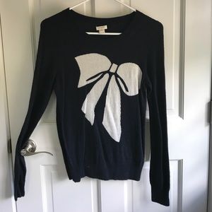J. Crew bow sweater