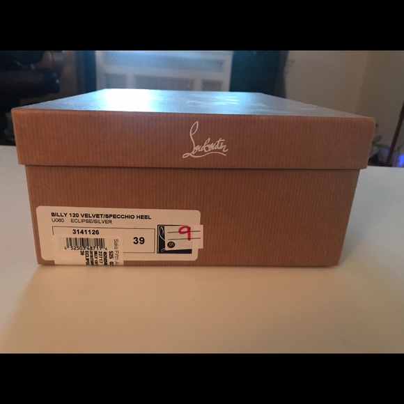 Christian Louboutin Billy Velvet Heels NEVER WORN - Picture 3 of 4