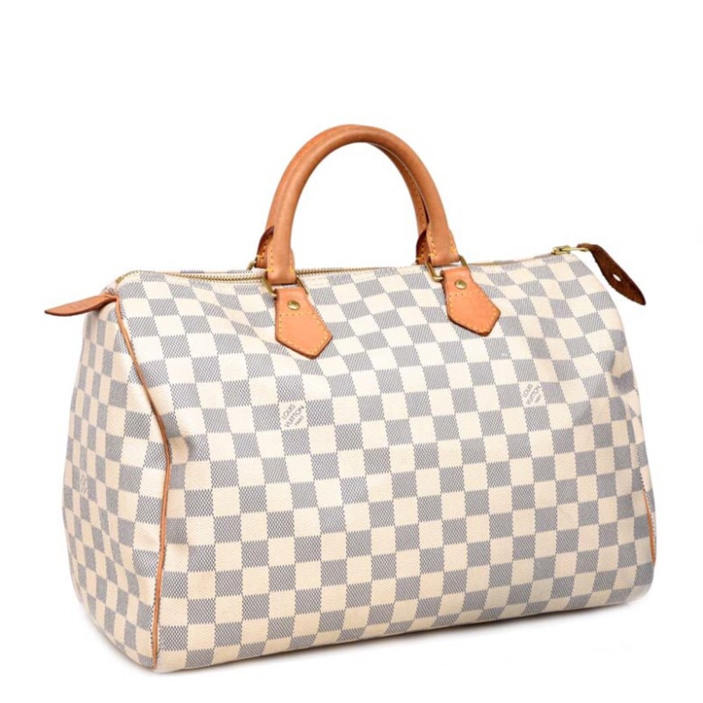 Louis Vuitton Speedy 35 Damier Azur with Box