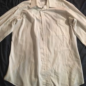 YSL Pinstripe button up - 34-35 M-L