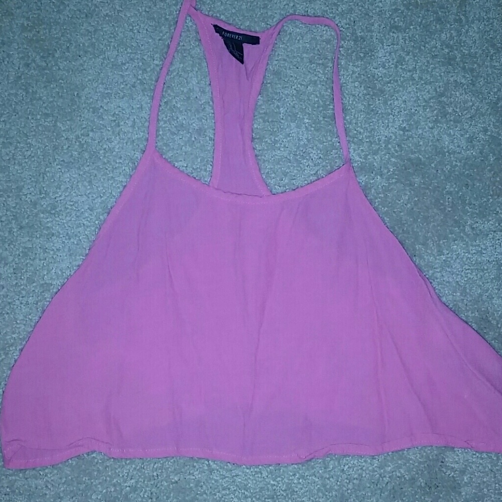 Pink crop top