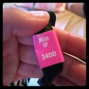 Victoria secret push up bra pink 34 dd