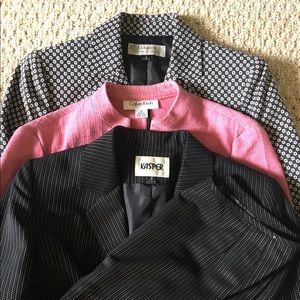 Calvin Klein, Tahari, Kasper Blazers &Skirt Suit