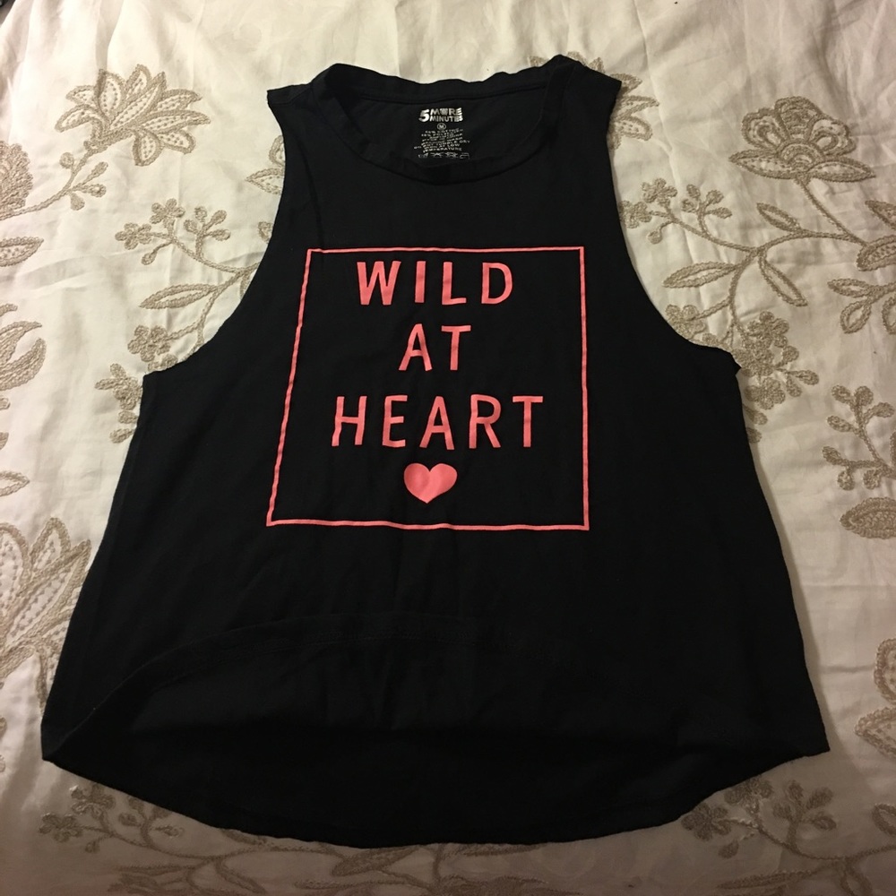 Black concert tank
