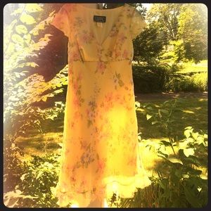 City Triangles yellow dress