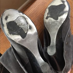 naughty monkey Shoes - Grey suede cuff booties naughty monkey Shoes - Grey suede cuff booties