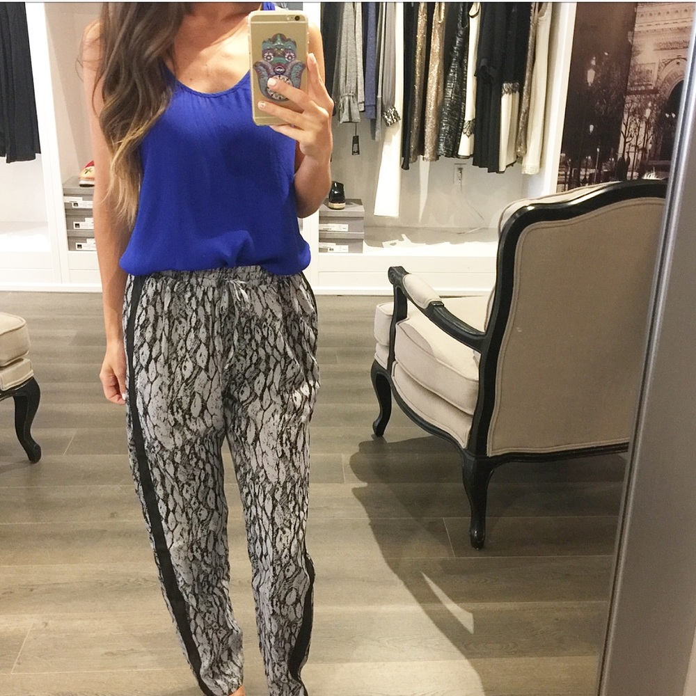Snake Print Pants