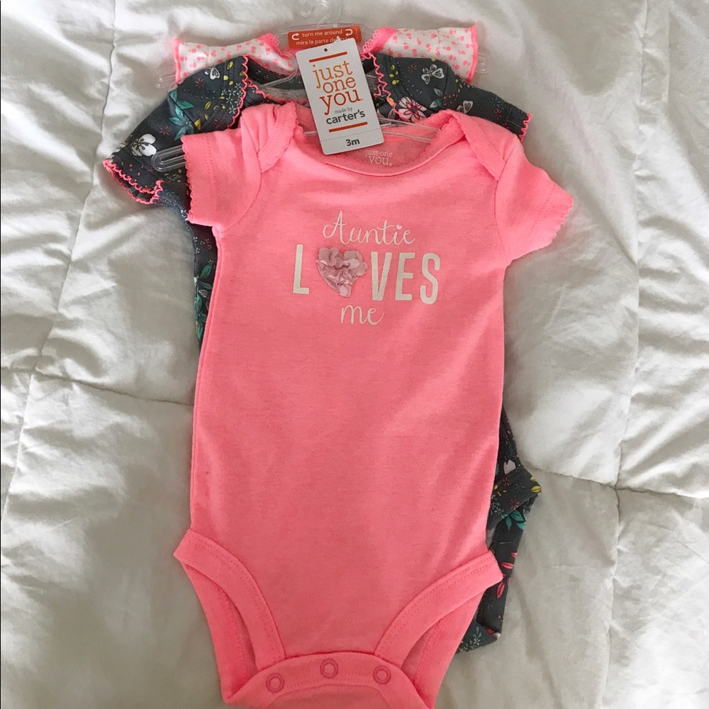 CARTER'S BODYSUIT SET