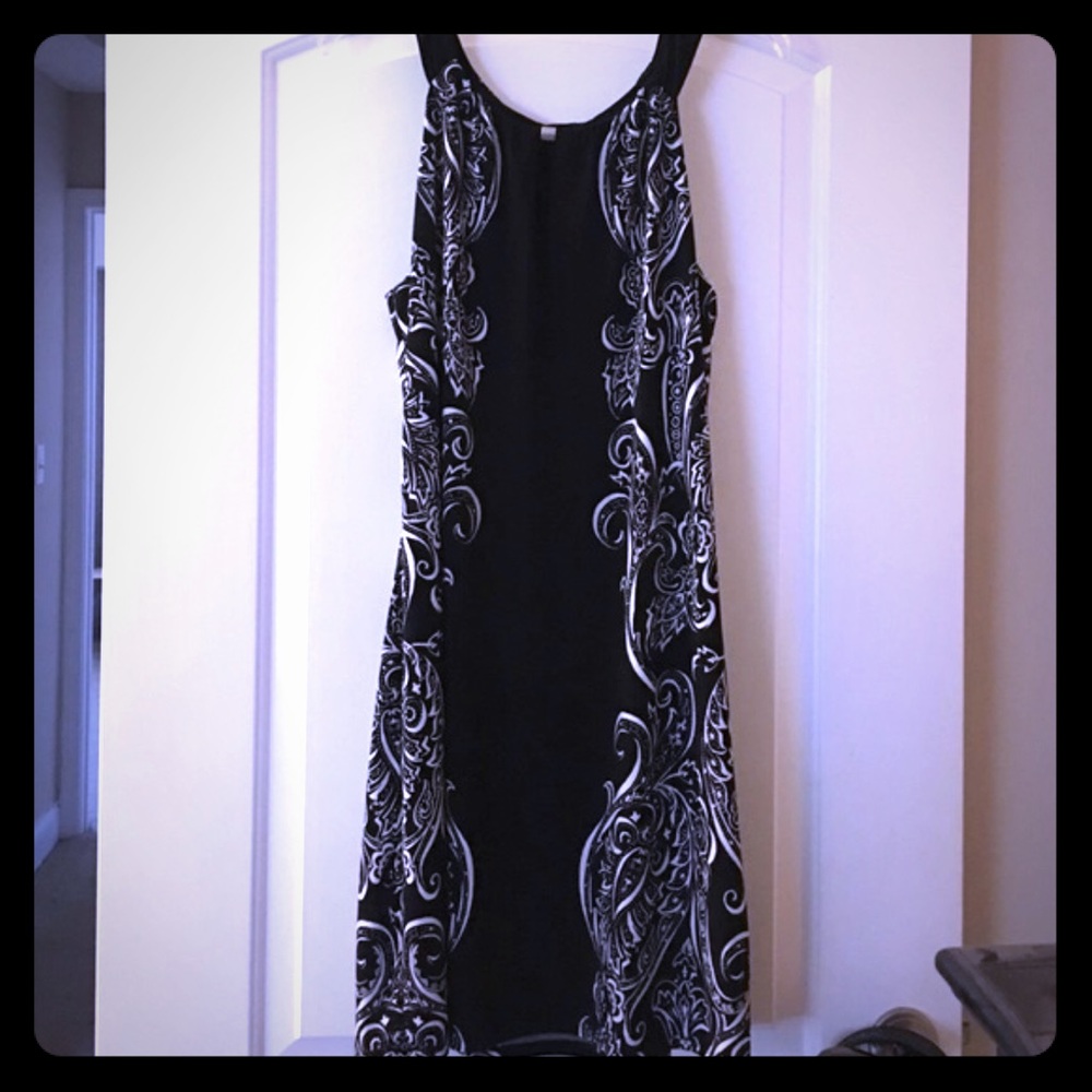 WHBM Damask Slip Dress