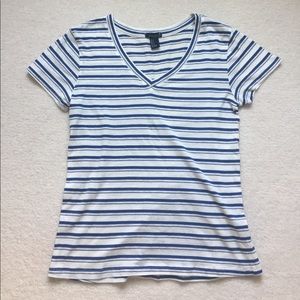 Forever 21 blue and white stripped tee