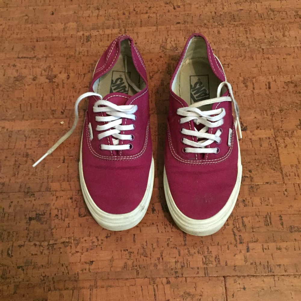 Maroon vans