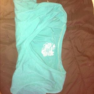 Long sleeve blue shirt