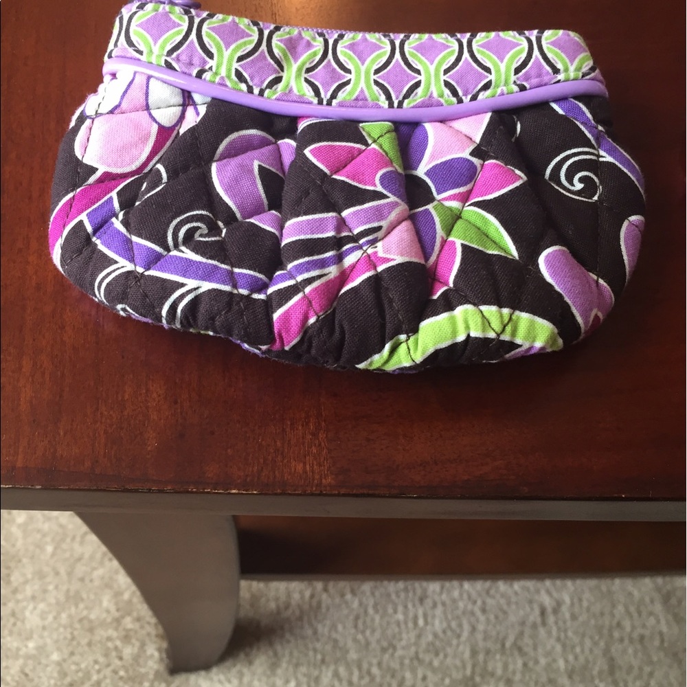 Vera Bradley small pouch in purple punch