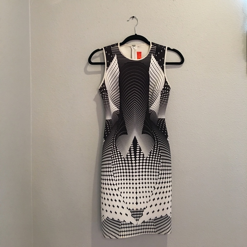 Clover Canyon black and white dress XS.