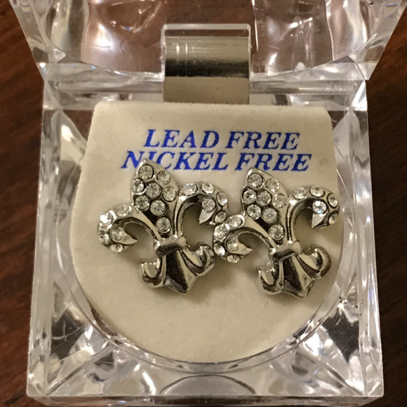 Hip Hop Bling Iced Out Scout Stud Earring - Picture 1 of 3