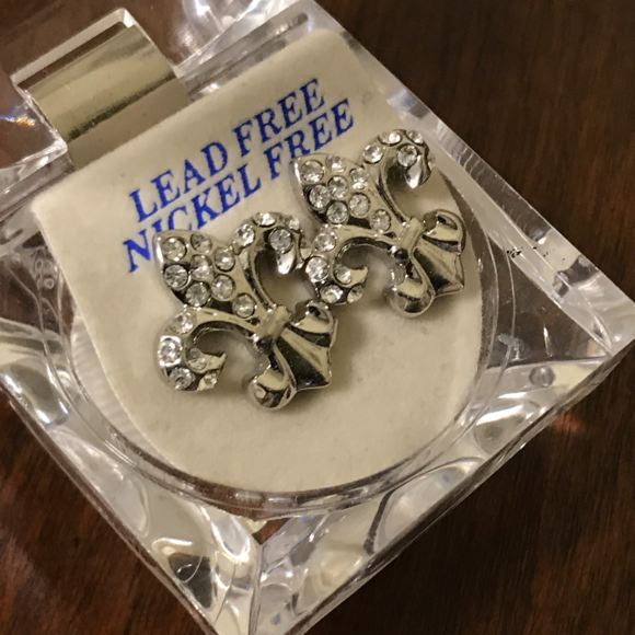 Hip Hop Bling Iced Out Scout Stud Earring - Picture 2 of 3