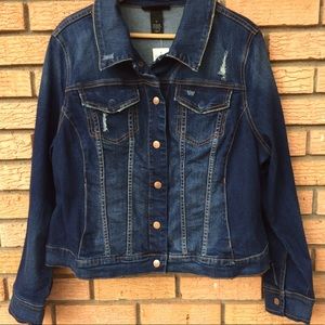 NWT deconstructed demin jacket